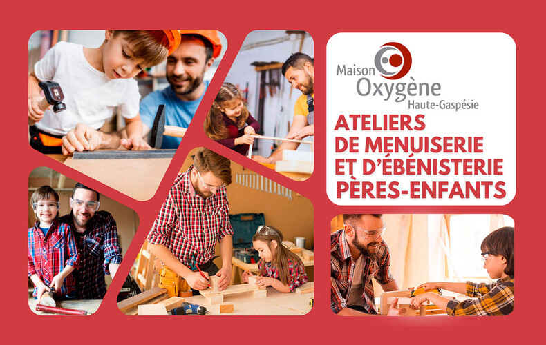 Atelier de menuiserie et d'ébénisterie père-enfant